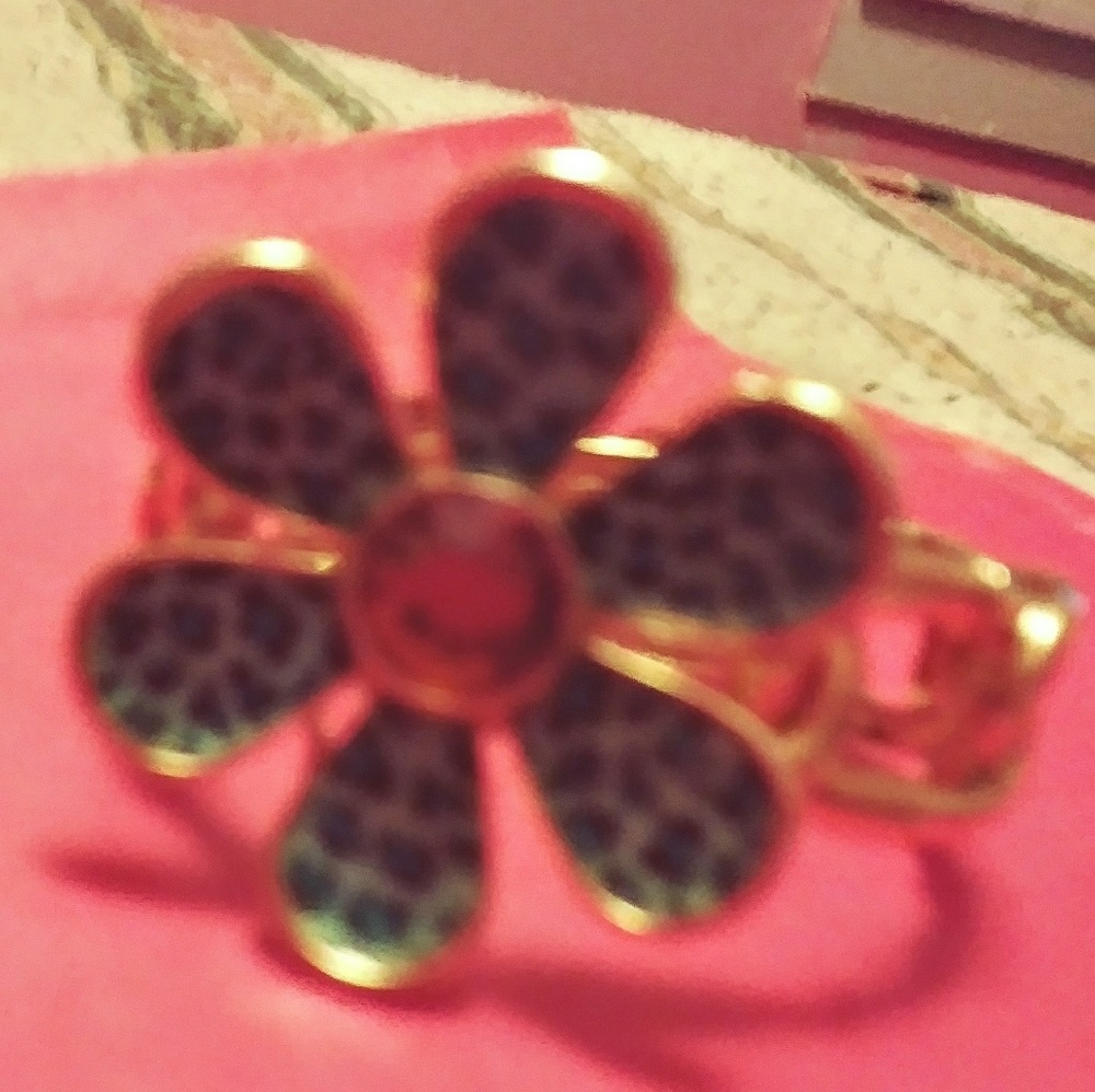 Betsy Johnson flower bracelet